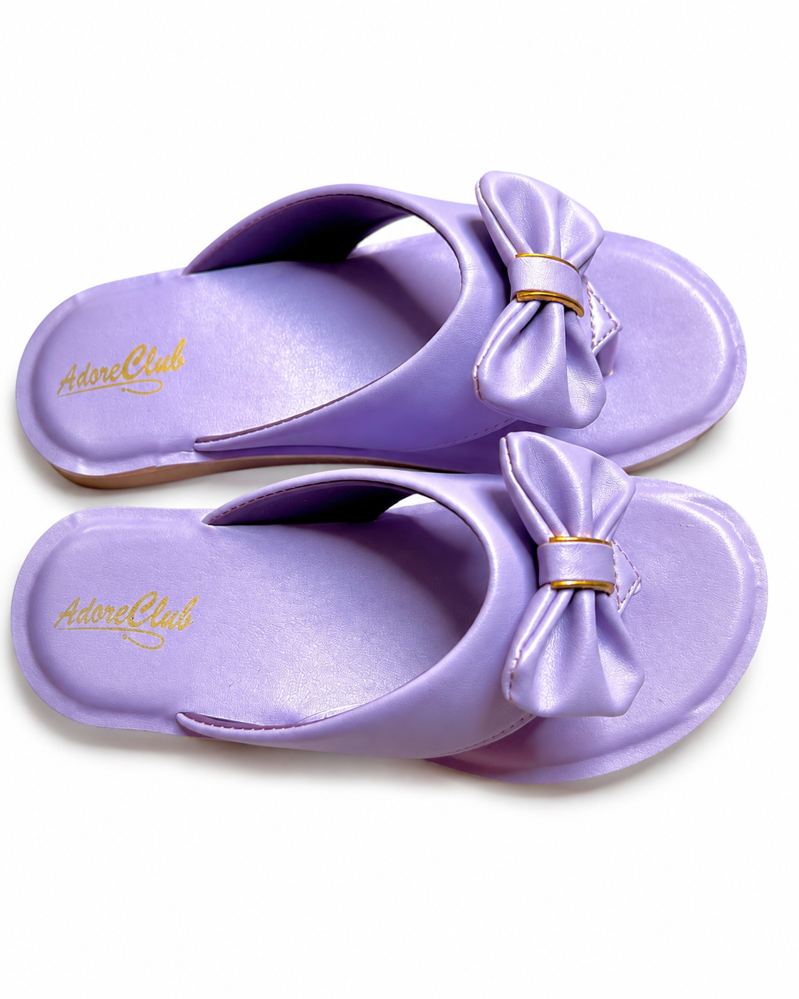 Elegant Lavender Bow Ladies Slippers item 3