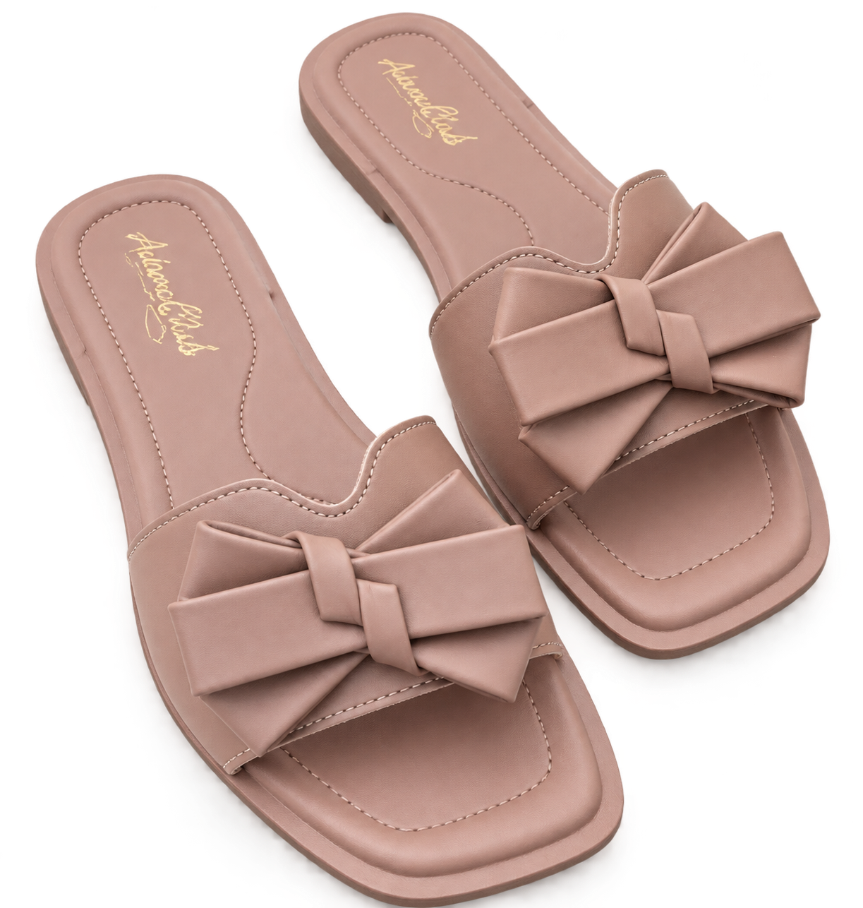 Lavender Bow Elegance Women's Slides