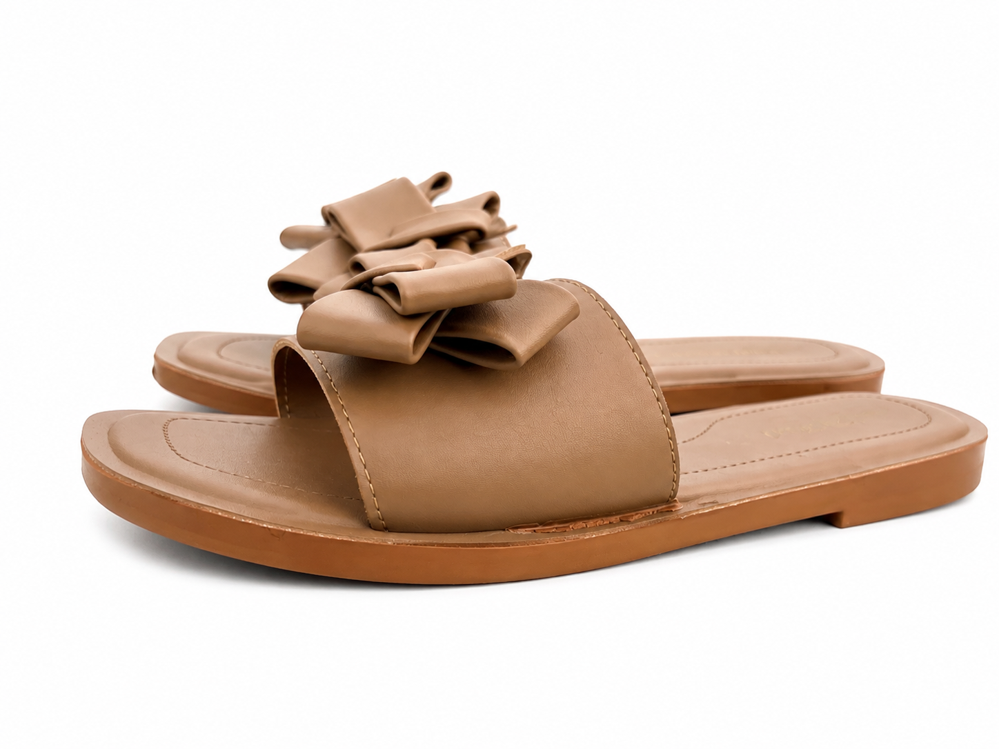 Lavender Bow Elegance Women's Slides