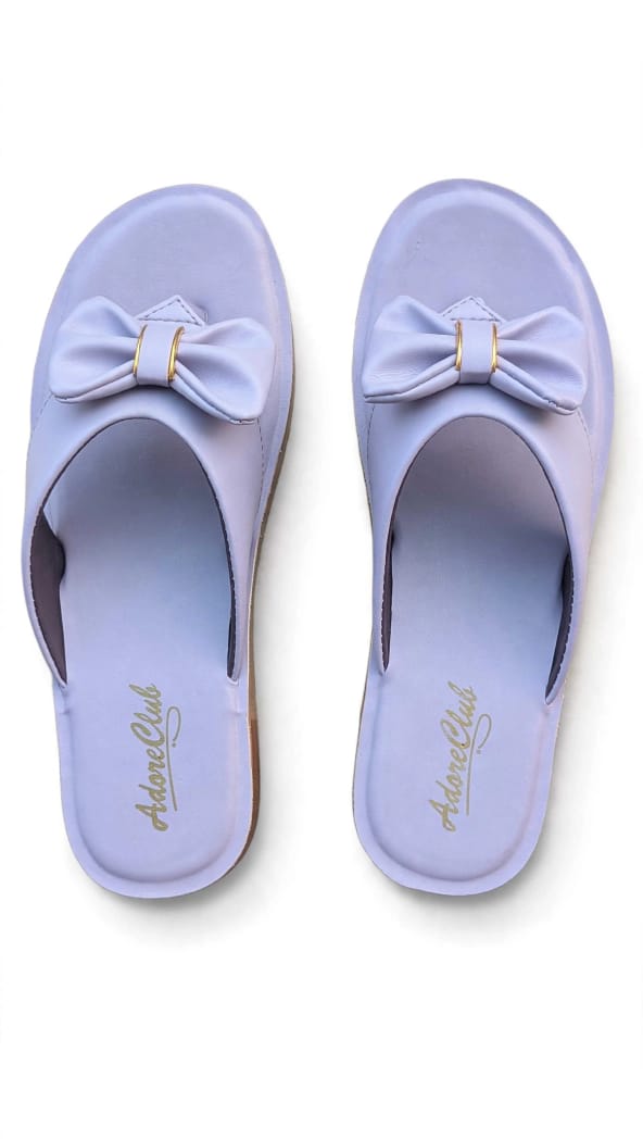 Women’s Bow Flat Sandals | Stylish Ladies Chappal – Size 6 to 10