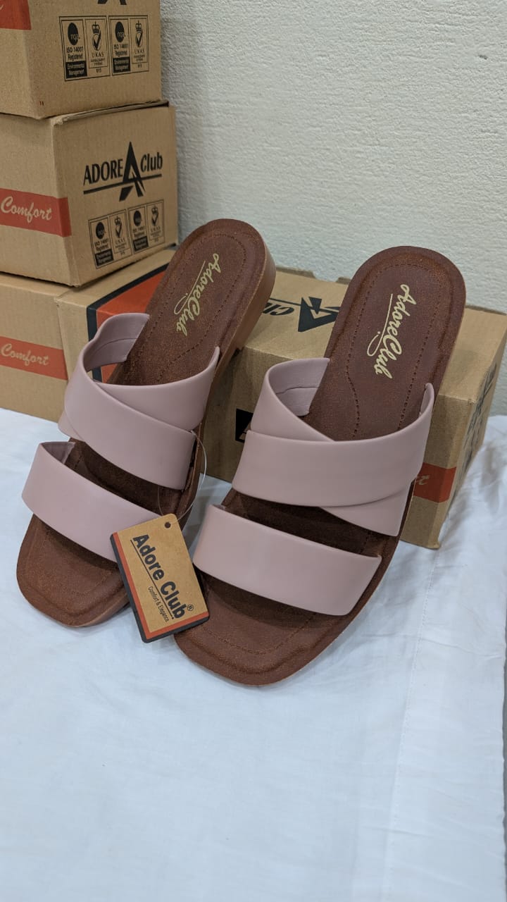 Women’s Stylish Cross-Strap Flat Sandals | Ladies Chappal – Size 6 to 10