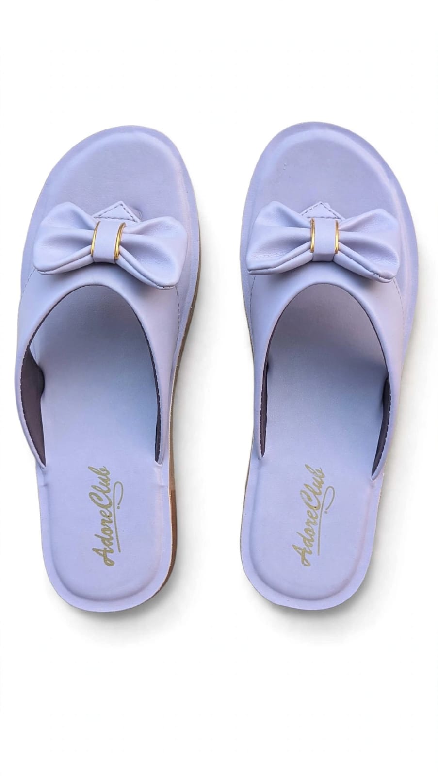 Elegant Lavender Bow Ladies Slippers item 3