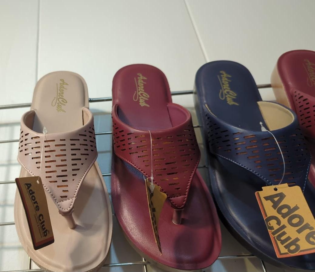 Women’s Stylish Perforated Flat Sandals | Ladies Chappal – Size 6 to 10